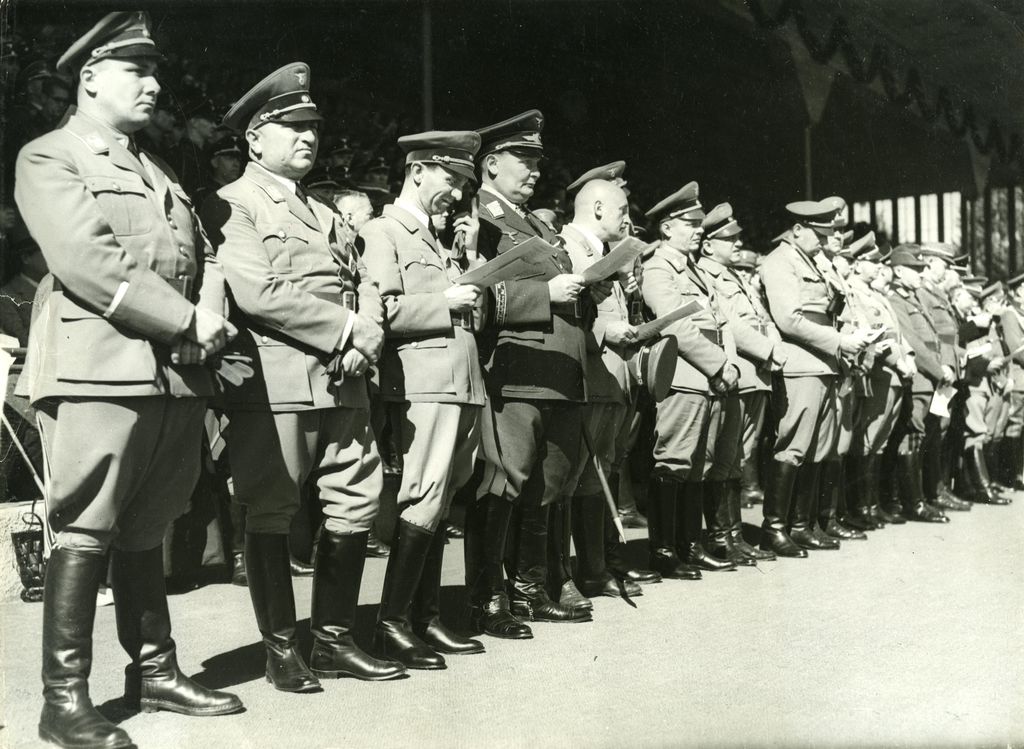 Foto: NS-Führung auf dem Reichsparteitag, 1936