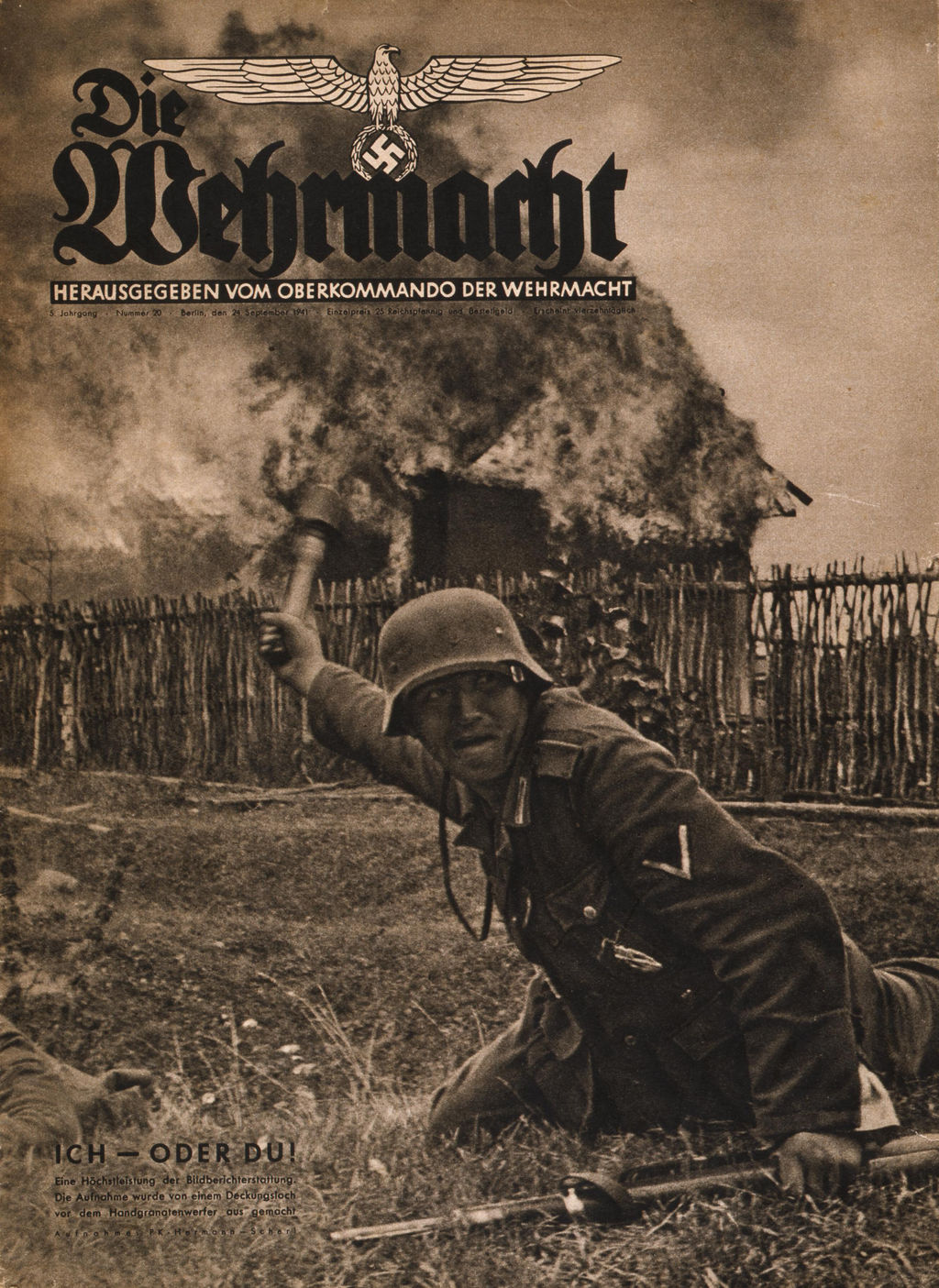 Exponat: Zeitschrift: "Die Wehrmacht", 1941