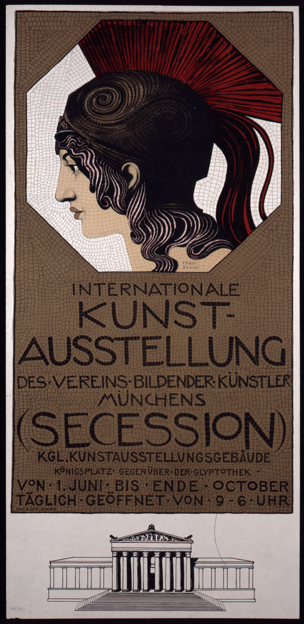 Plakat: Verein Bildender Künstler Münchens (Secession), 1898