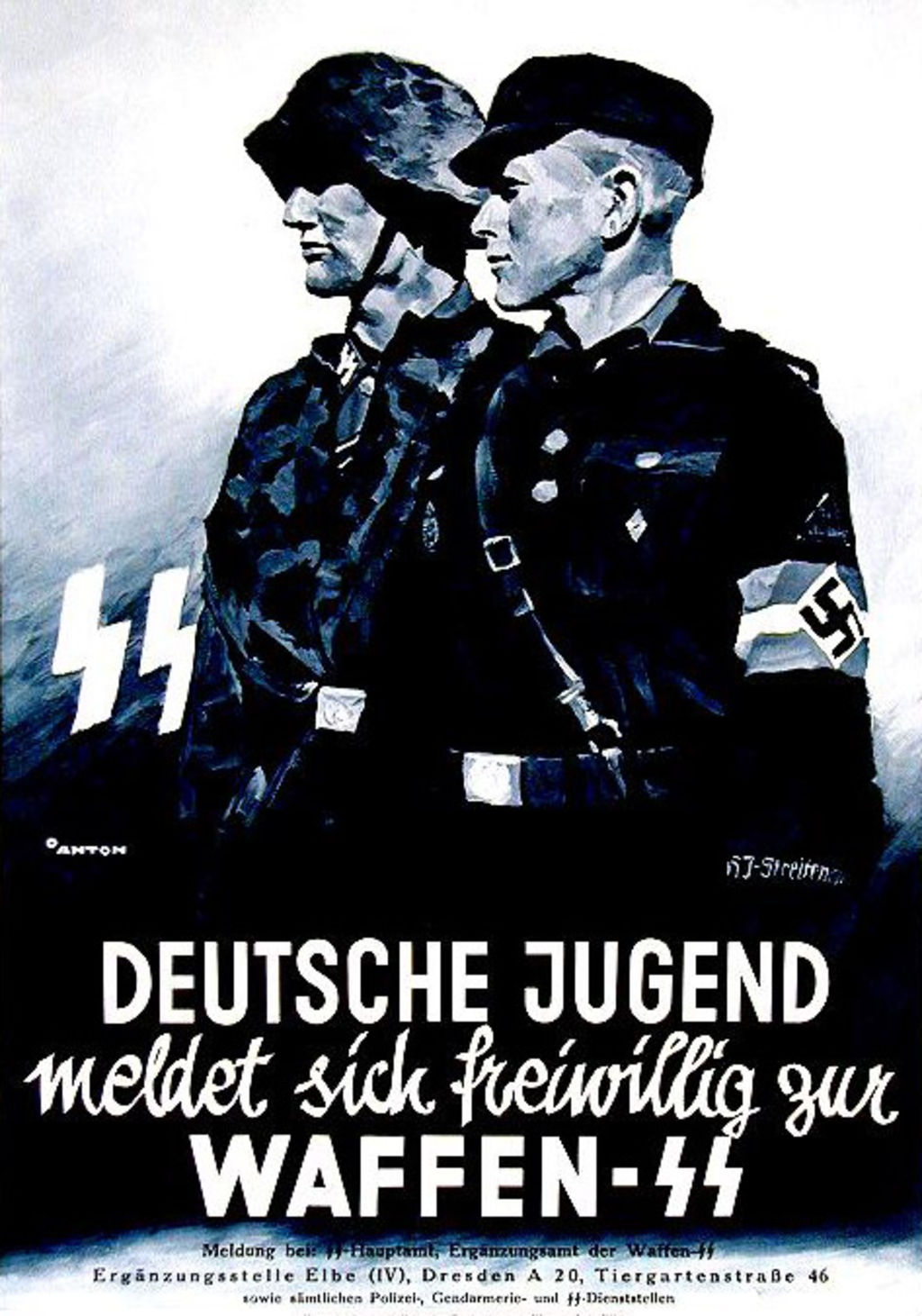 Exponat: Plakat: Anwerbeplakat der Waffen-SS, 1942