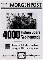 Berliner Morgenpost, Juni 1961