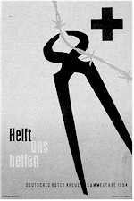Plakat des deutschen Roten Kreuzes, 1954