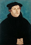 Bild: Lucas Cranach d. Ä., Der Reformator Martin Luther, 1539