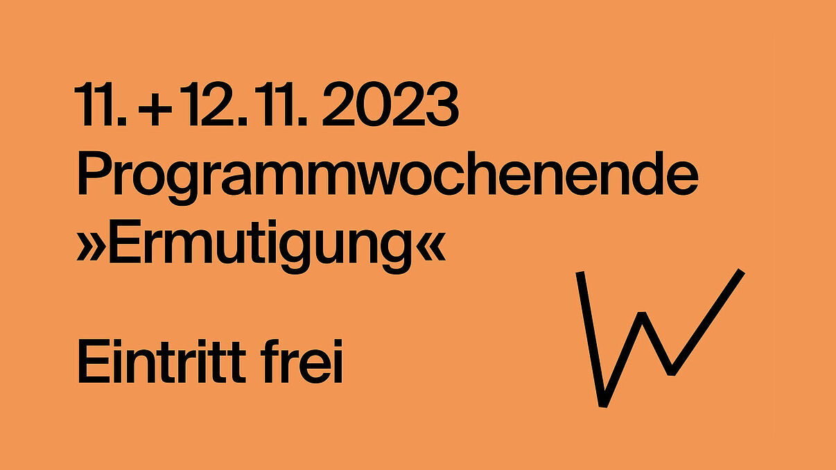 Flyer zum Programmwochenende "Ermutigung".