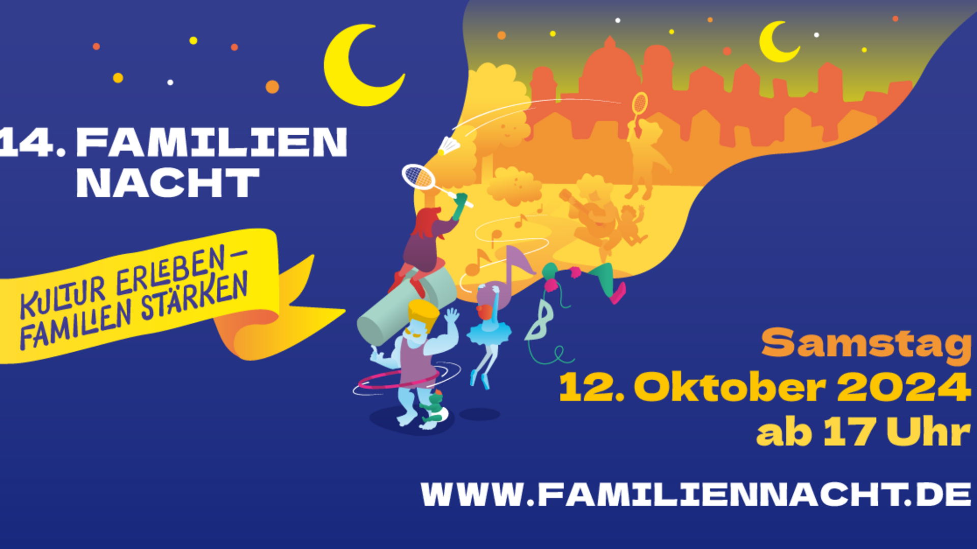 Flyer zur 17. Familiennacht.