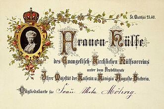 Membership Card of the Evangelical Church Women Membership Card of the Evangelical Church Women