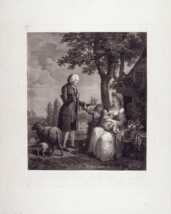 Augustin Legrand, Jean-Jacques Rousseau or the Man of Nature, Paris, 1795 Augustin Legrand, Jean-Jacques Rousseau or the Man of Nature, Paris, 1795