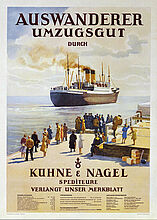 Otto Pieper, Advertising Poster for the Logistics Company "Kuehne und Nagel", ca. 1935. Otto Pieper, Advertising Poster for the Logistics Company "Kuehne und Nagel", ca. 1935. (Inv.Nr. P 99/447)