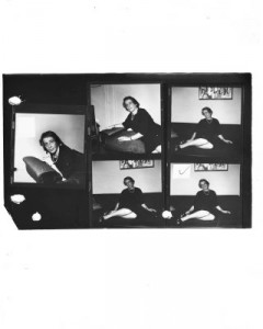 Kontaktbogen mit Aufnahmen von Hannah Arendt, Fred Stein, New York, 1960 © Stanfordville, New York, Fred Stein Archive