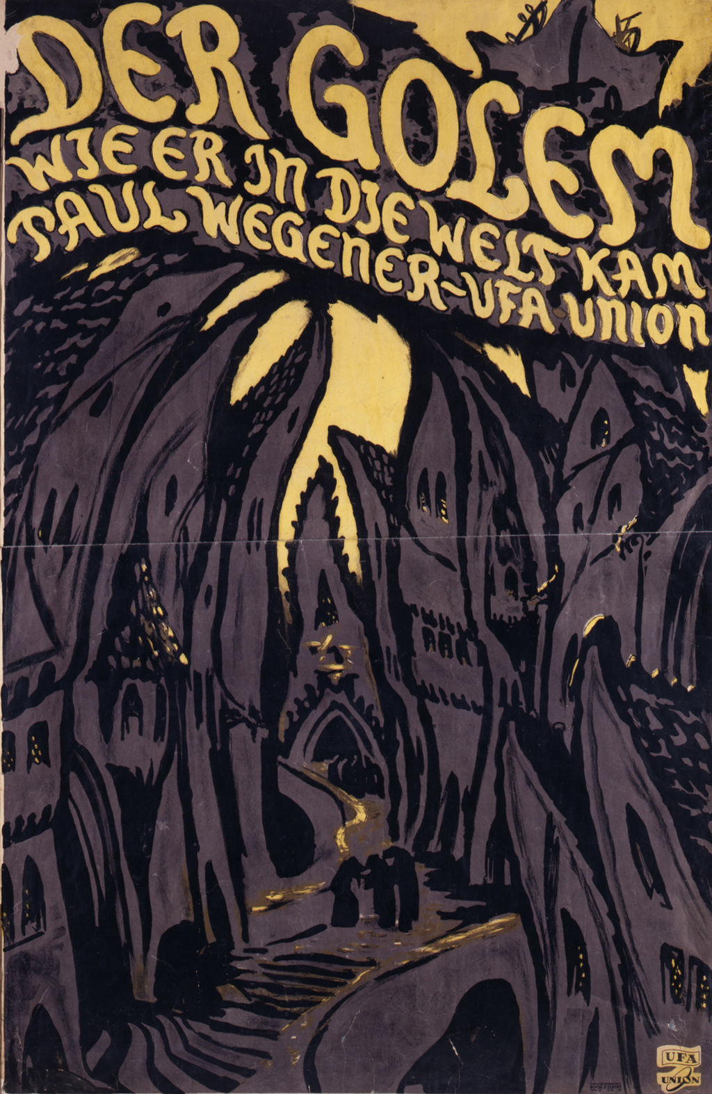 Plakat: Poelzig, Hans "Der Golem/ Wie er in die Welt kam", 1919/20