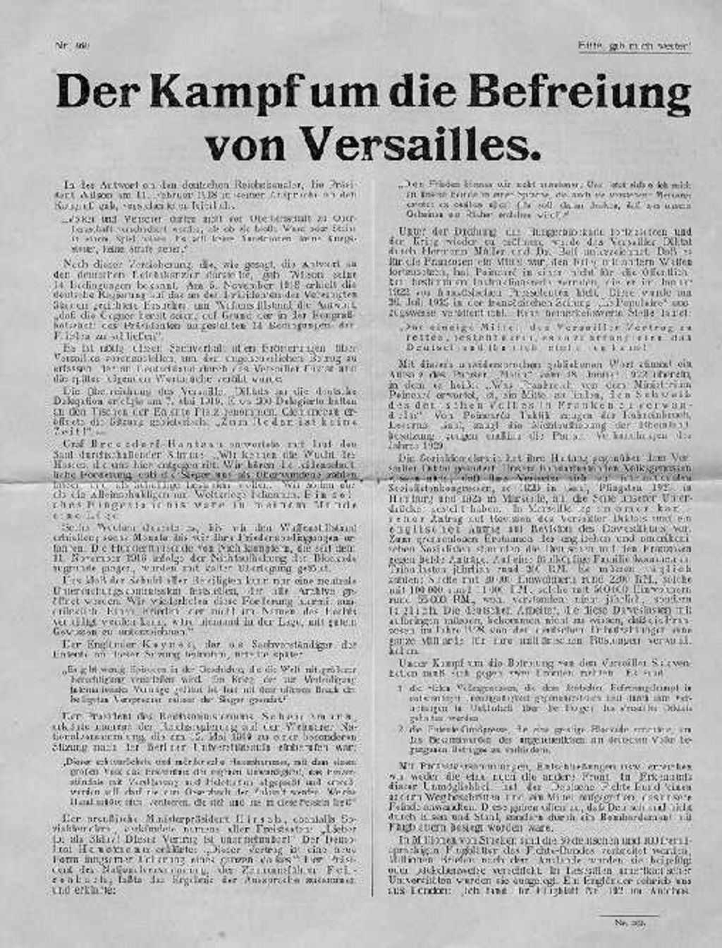 Lemo Bestand Objekt Kampf Um Die Befreiung Von Versailles Um 1922