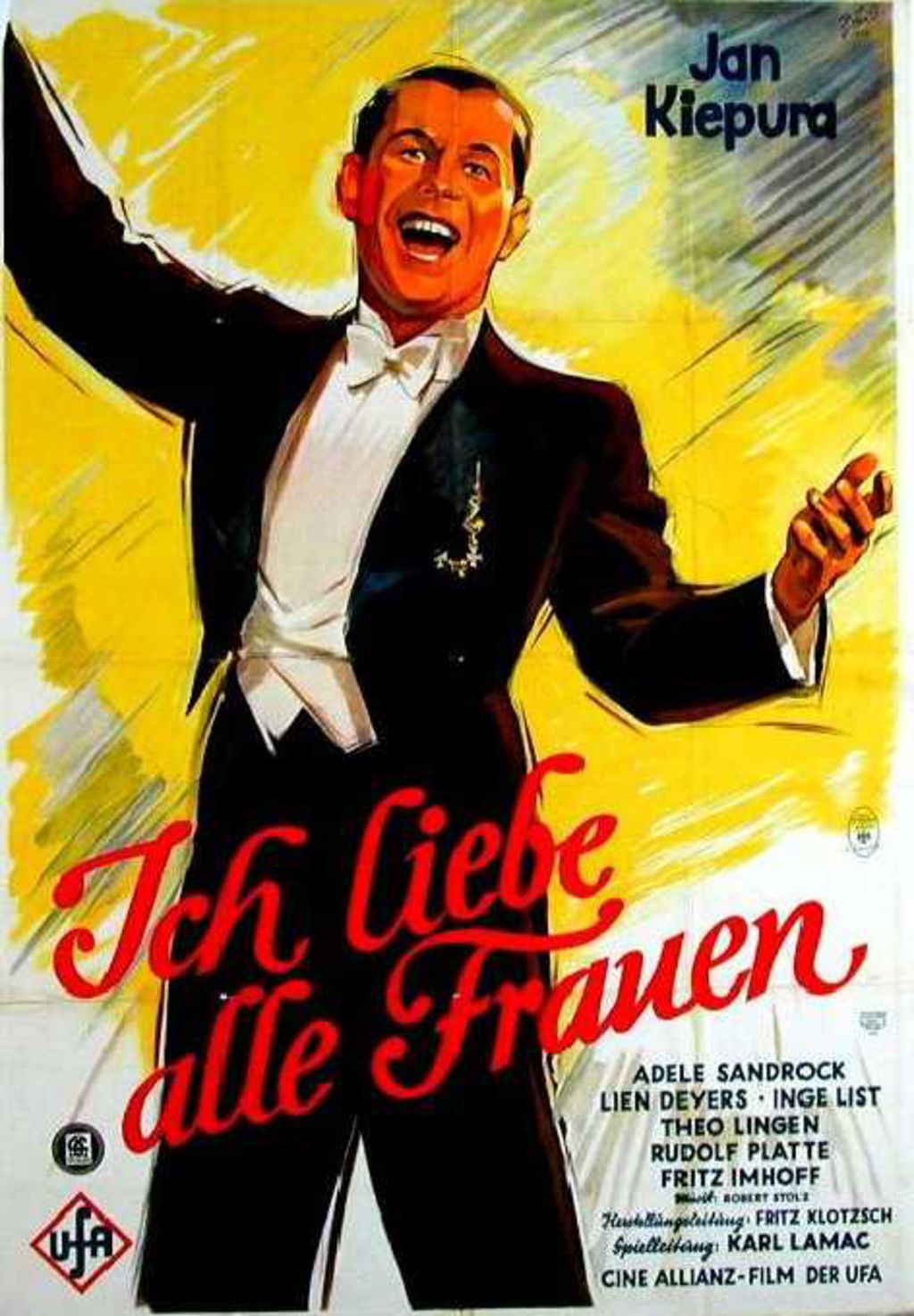Exponat: Filmplakat: "Ich liebe alle Frauen", um 1935