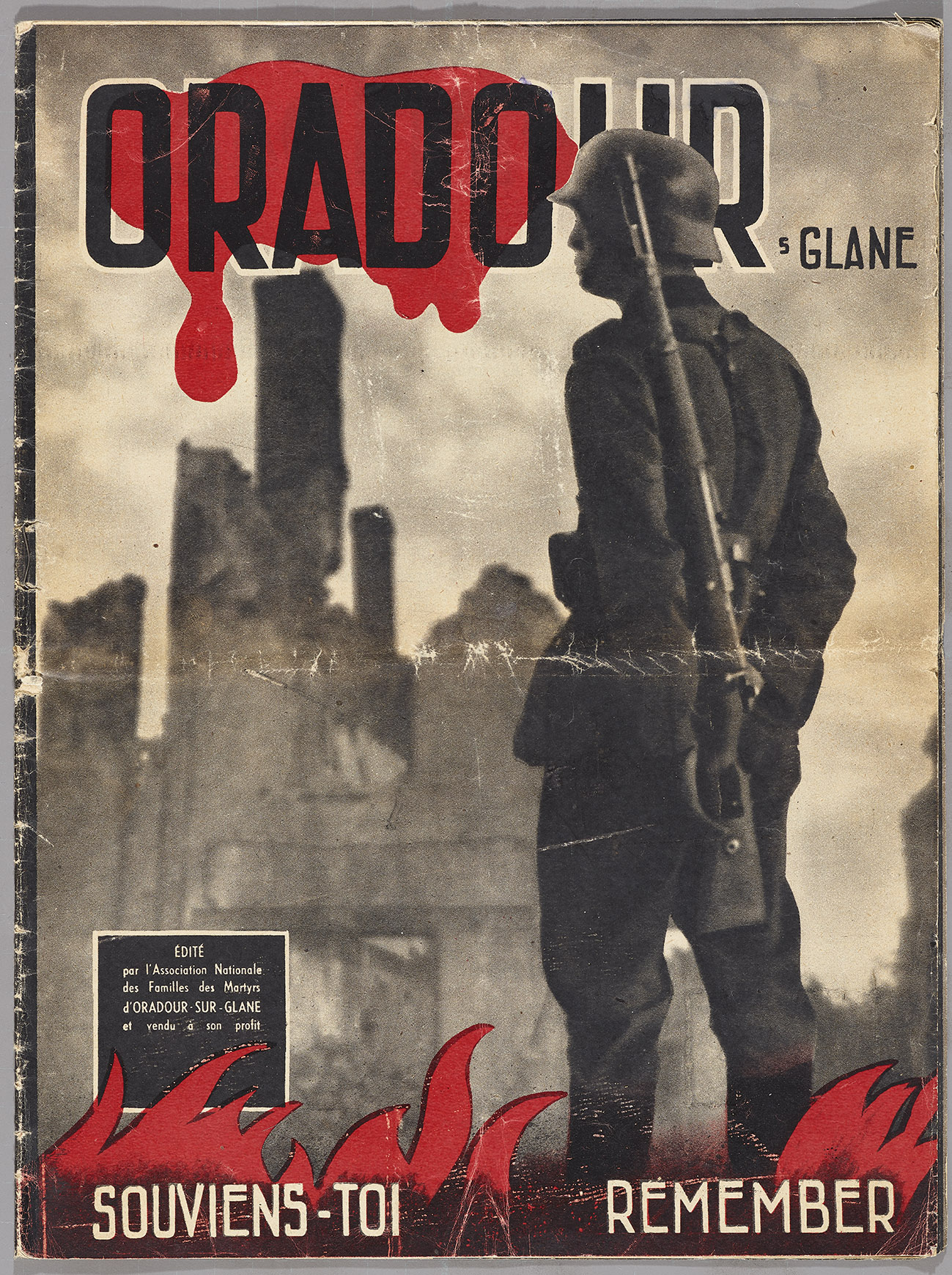 Sonderdruck aus Frankreich zum Gedenken an das Massaker der Waffen-SS in Oradour am 10. Juni 1944