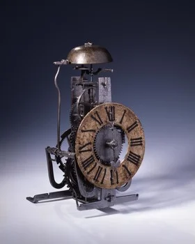 Iron wall clock