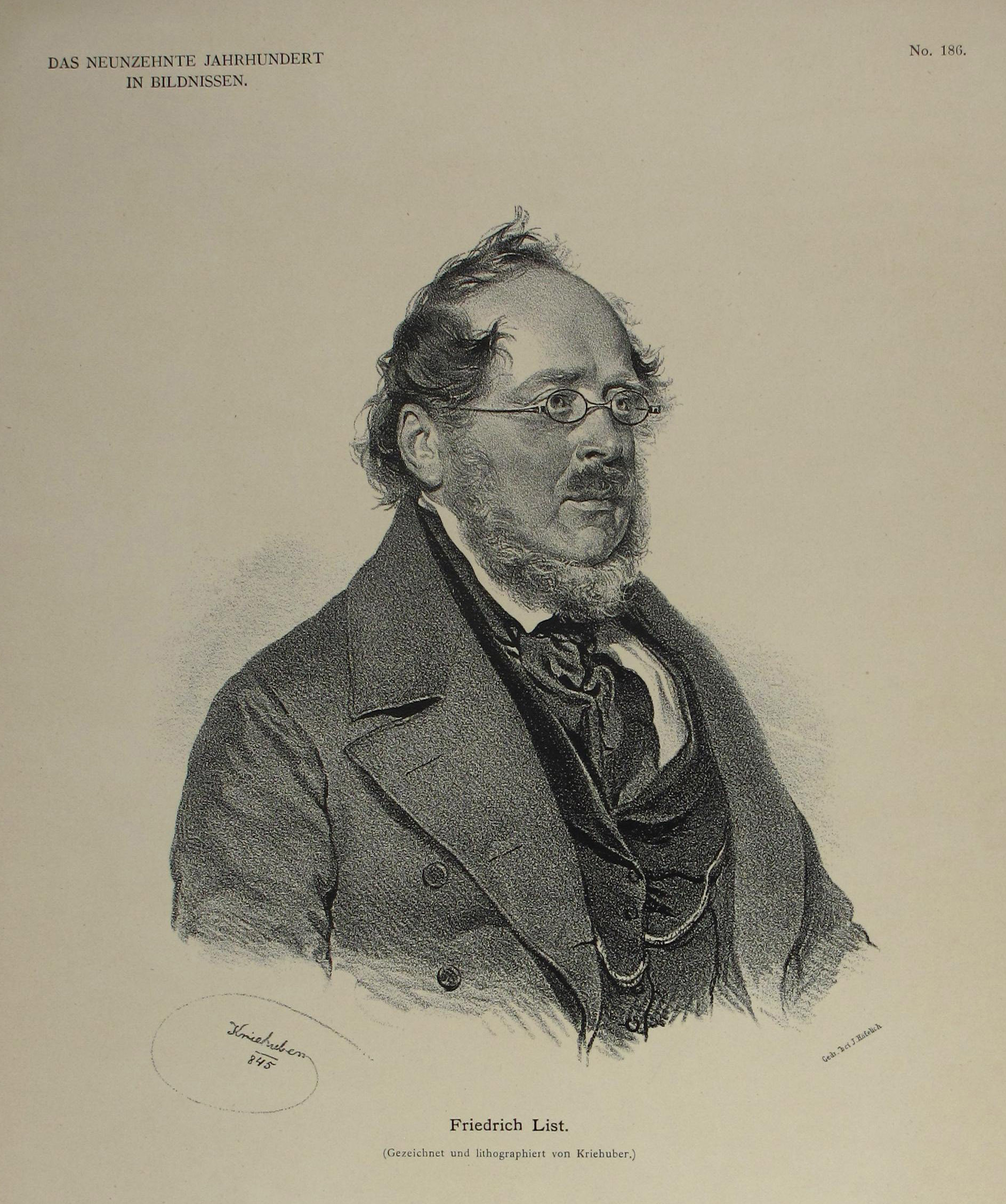Friedrich List, 1845 Friedrich List, 1845