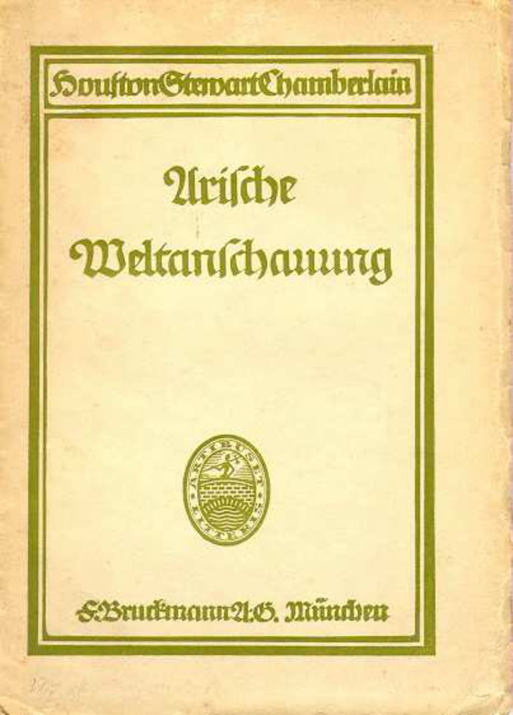 "Arische Weltanschauung", 1916 "Arische Weltanschauung", 1916