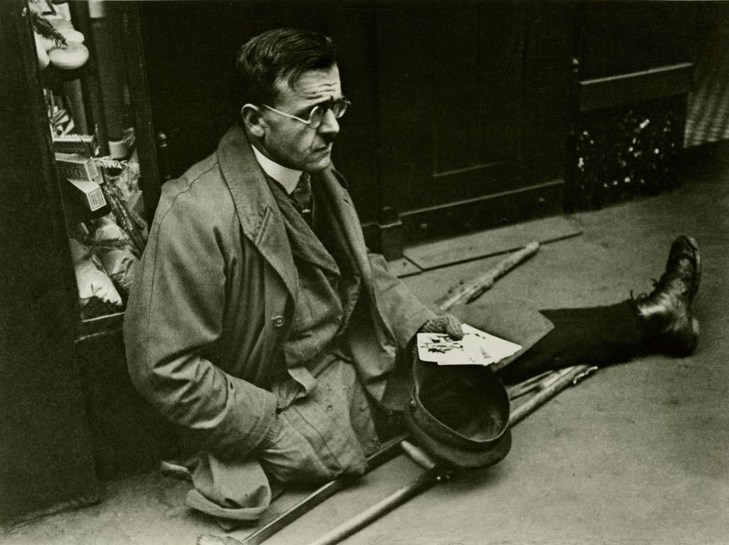 Kriegsversehrter Bettler, 1930 Kriegsversehrter Bettler, 1930